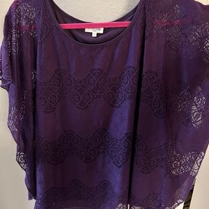 Purple dressy shirt